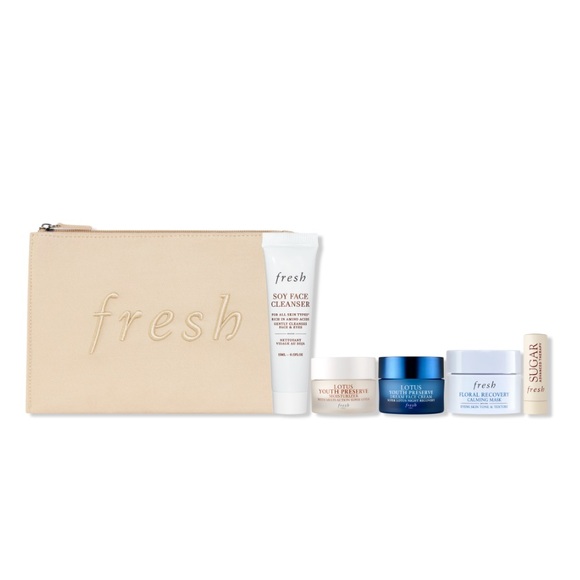 fresh Other - FRESH 6p Skincare Set Cleanser, Moisturizer, Mask, Lip Balm NIB $75